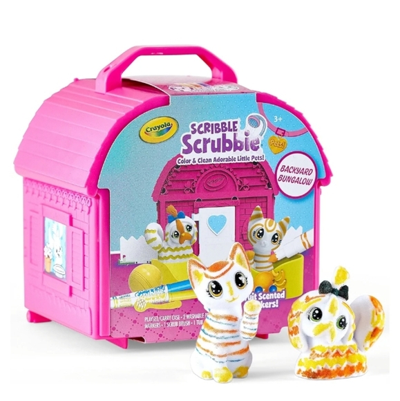 Crayola Scribble Scrubbie Pets, Backyard Playset Girls & Boys 3+ - Picture 1 of 9